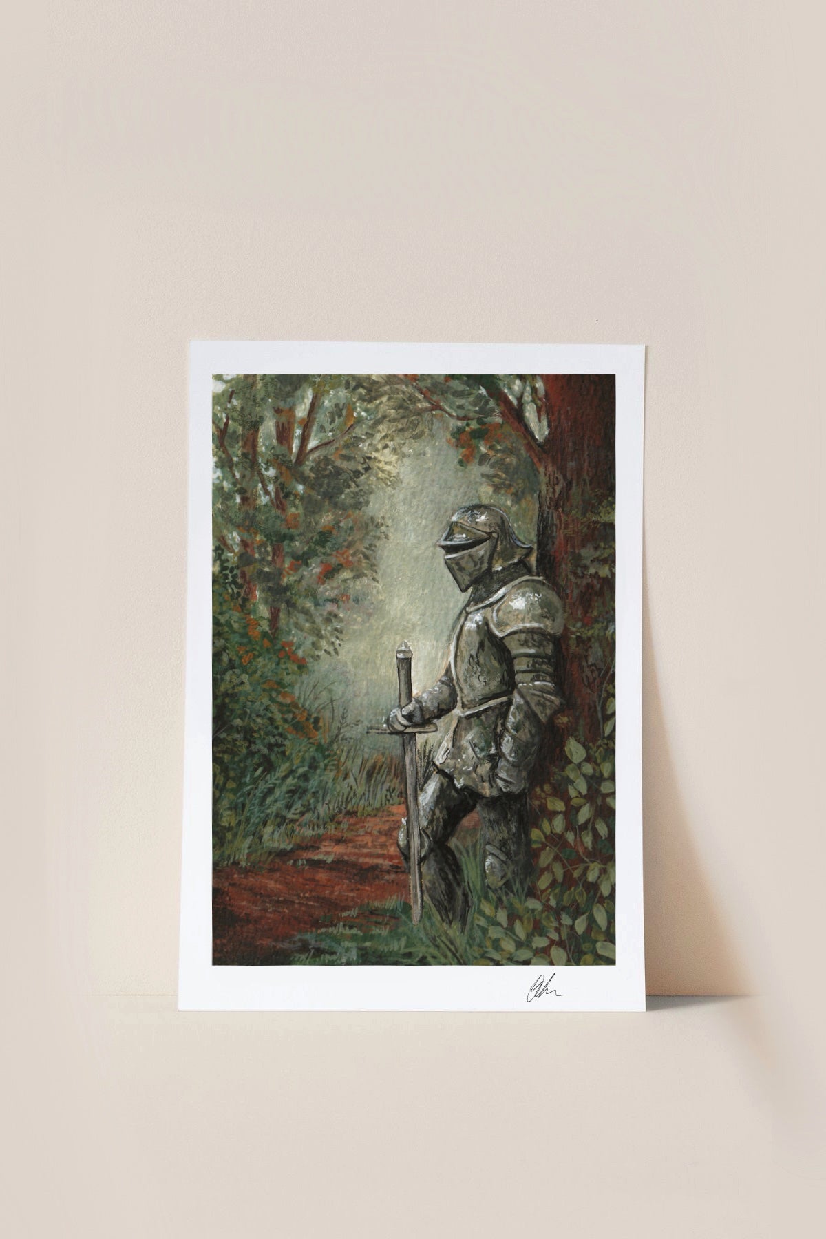 “The Waiting Knight” Print