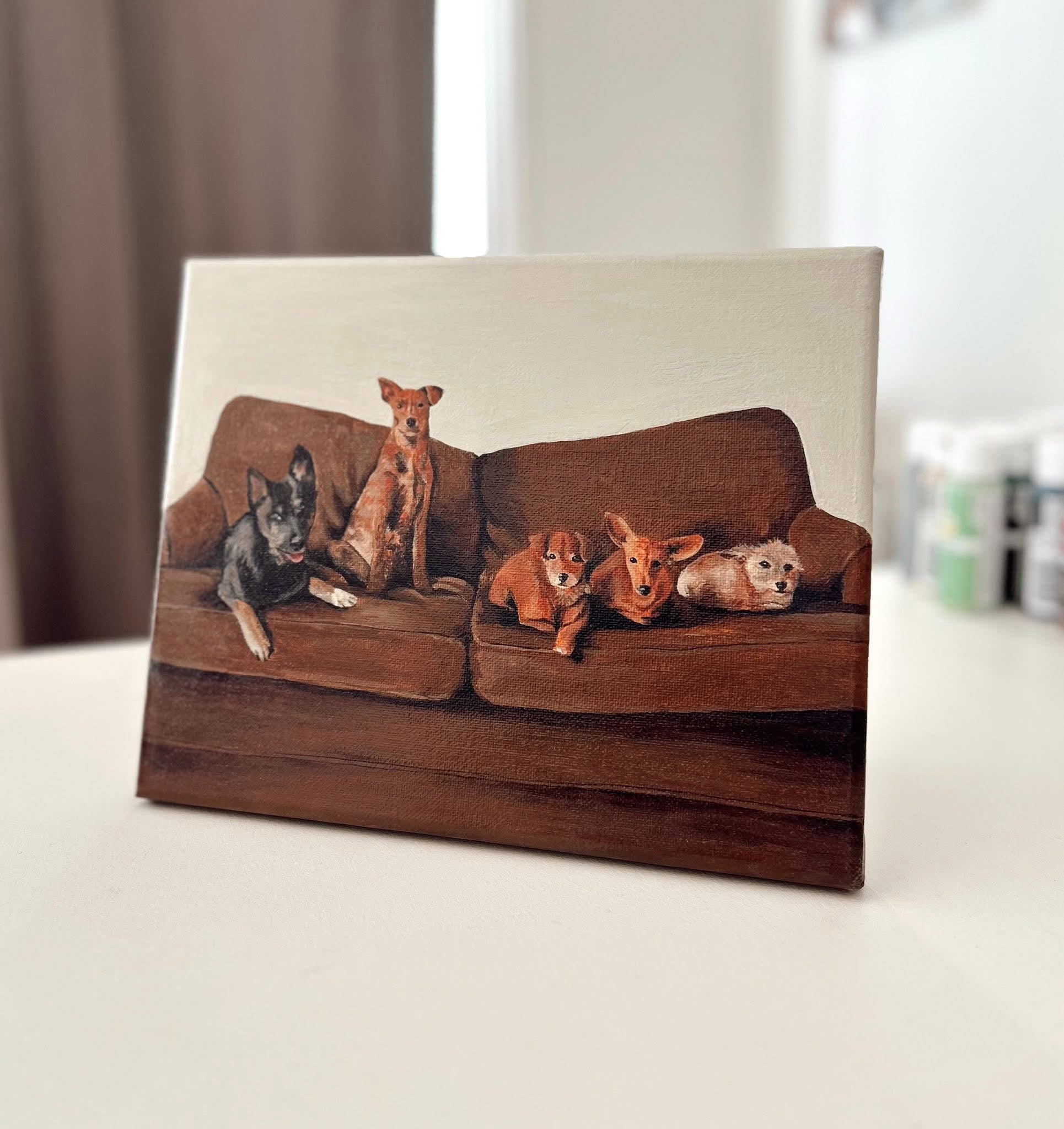 Custom Animal Acrylic Paintings