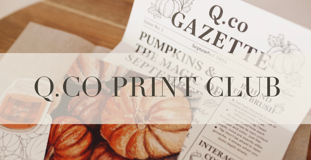 Q.CO PRINT CLUB- MONTHLY     $7.00