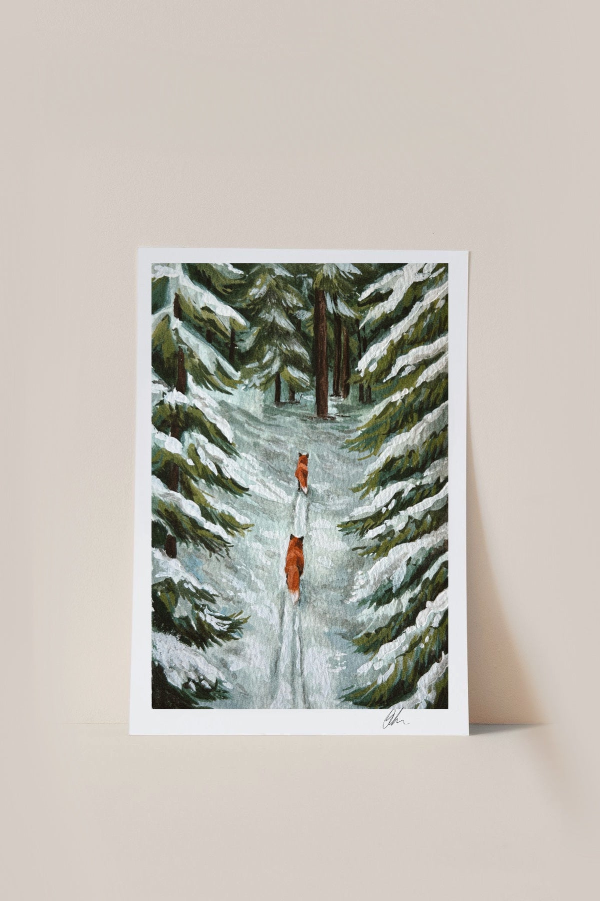 “Forest footprints” Print
