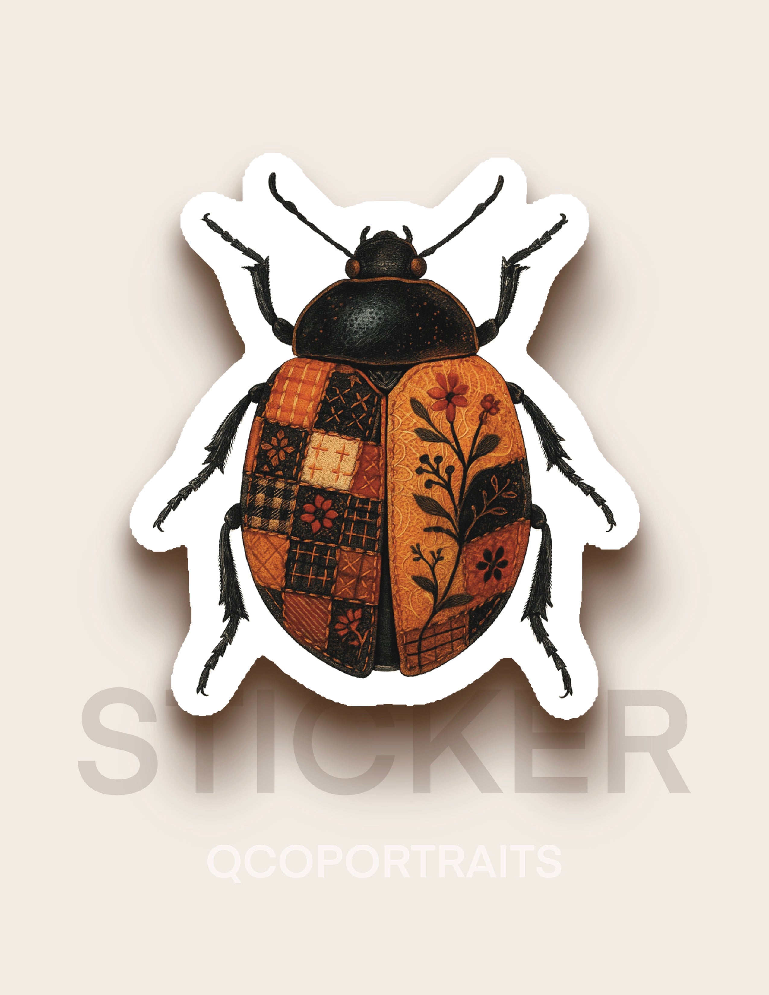 Beetle Sticker.
