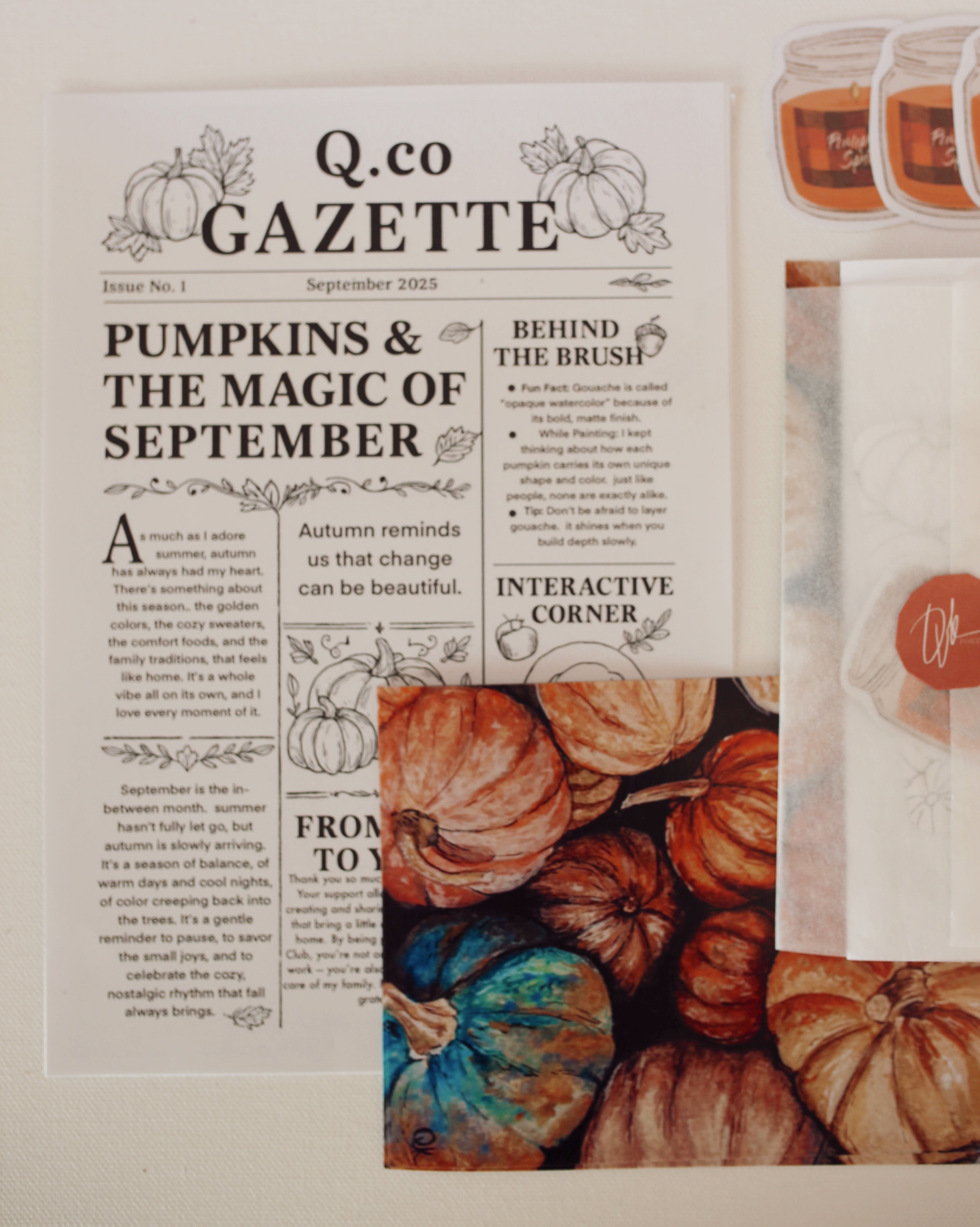 Q.CO PRINT CLUB- MONTHLY     $7.00