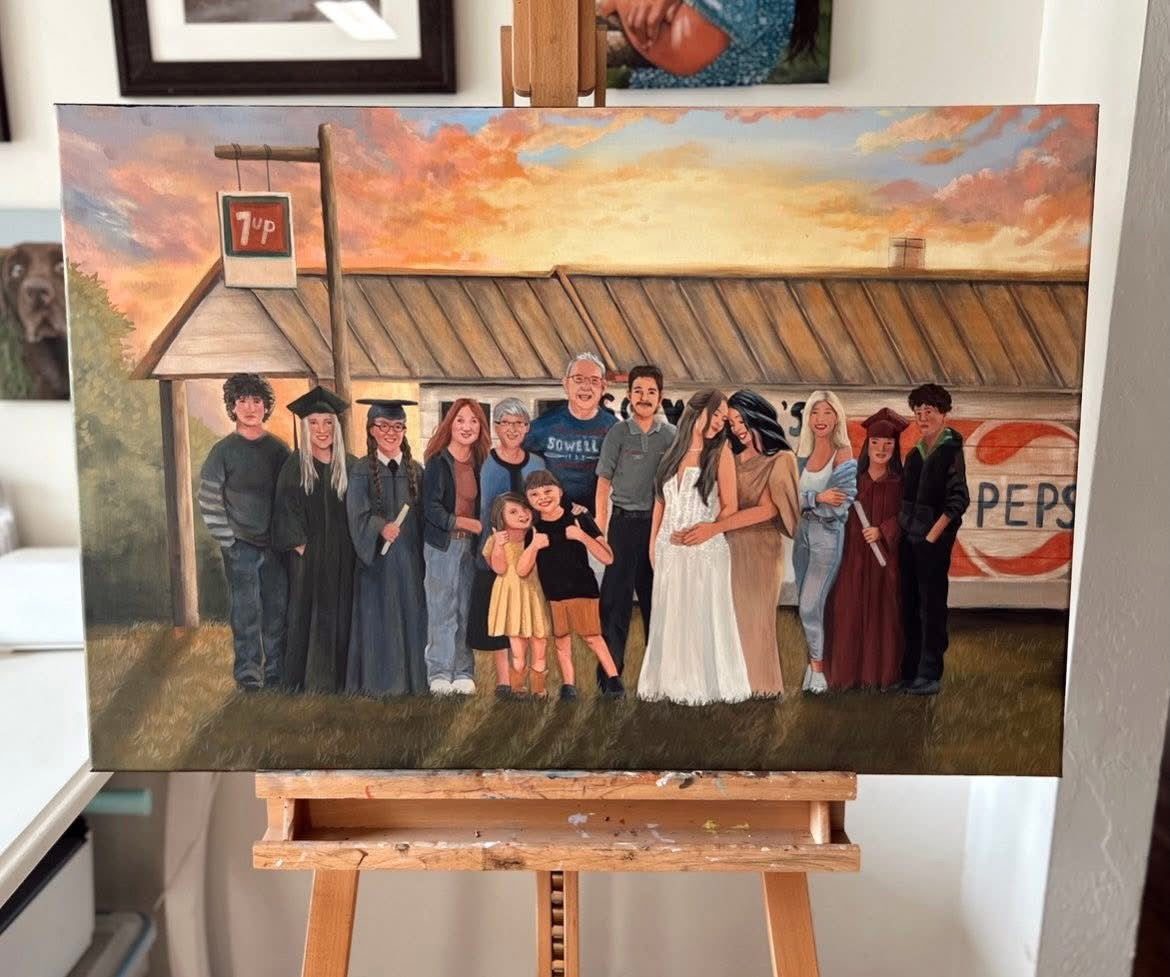 Custom people acrylic portraits