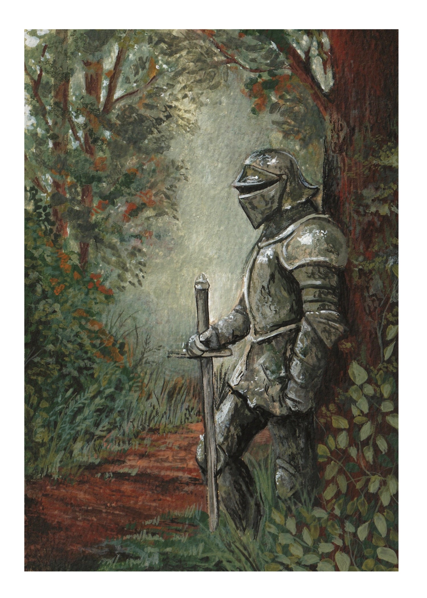 “The Waiting Knight” Print