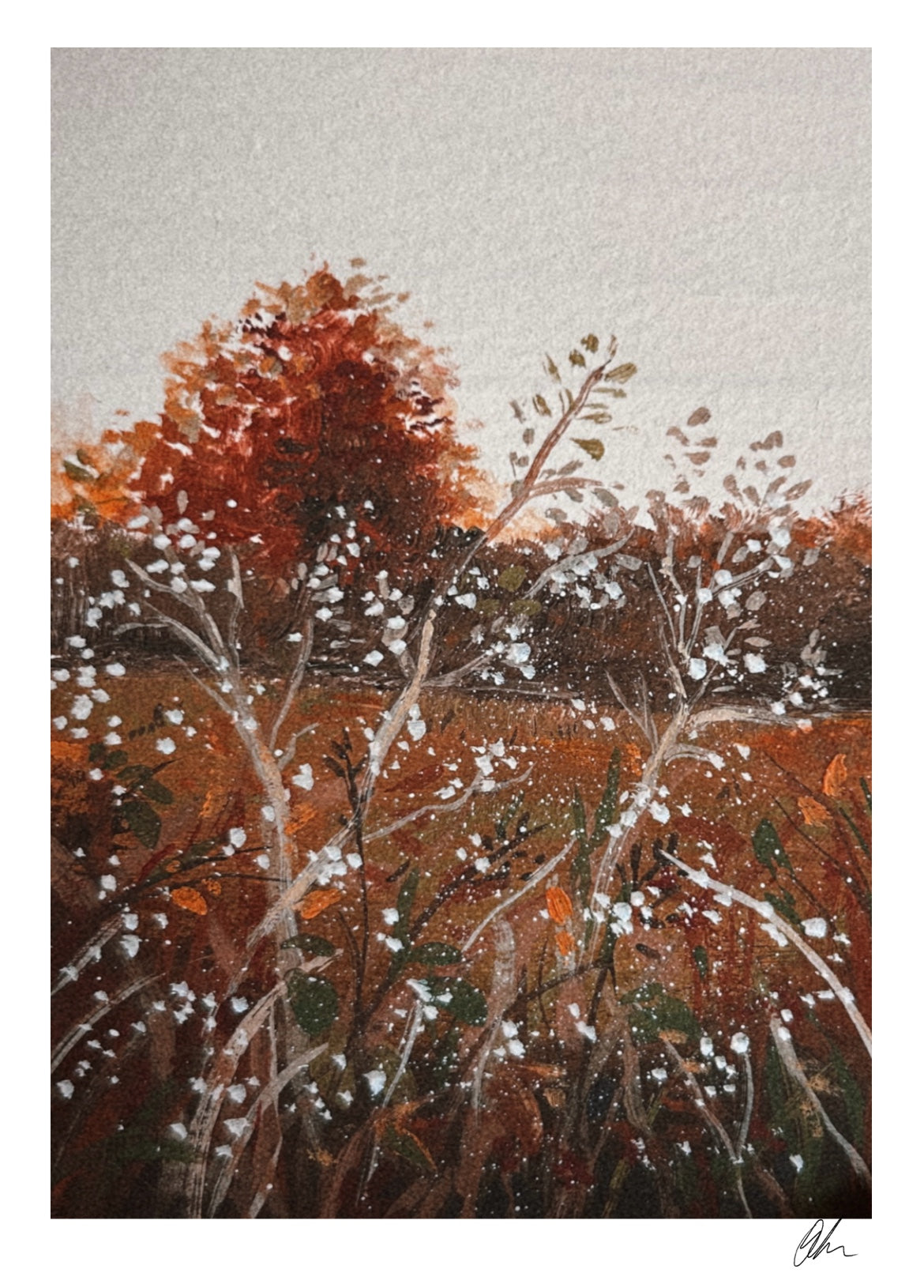 “Rust & Wildflowers” Print