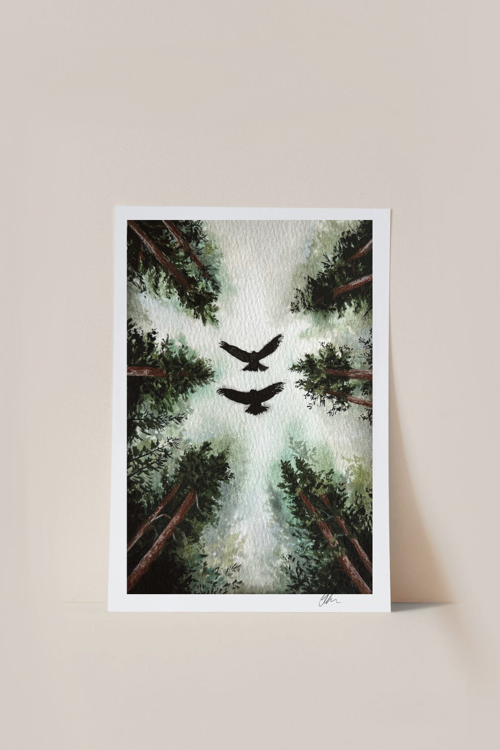 “Above the pines” Print