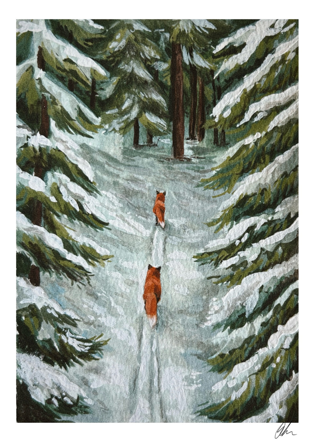 “Forest footprints” Print