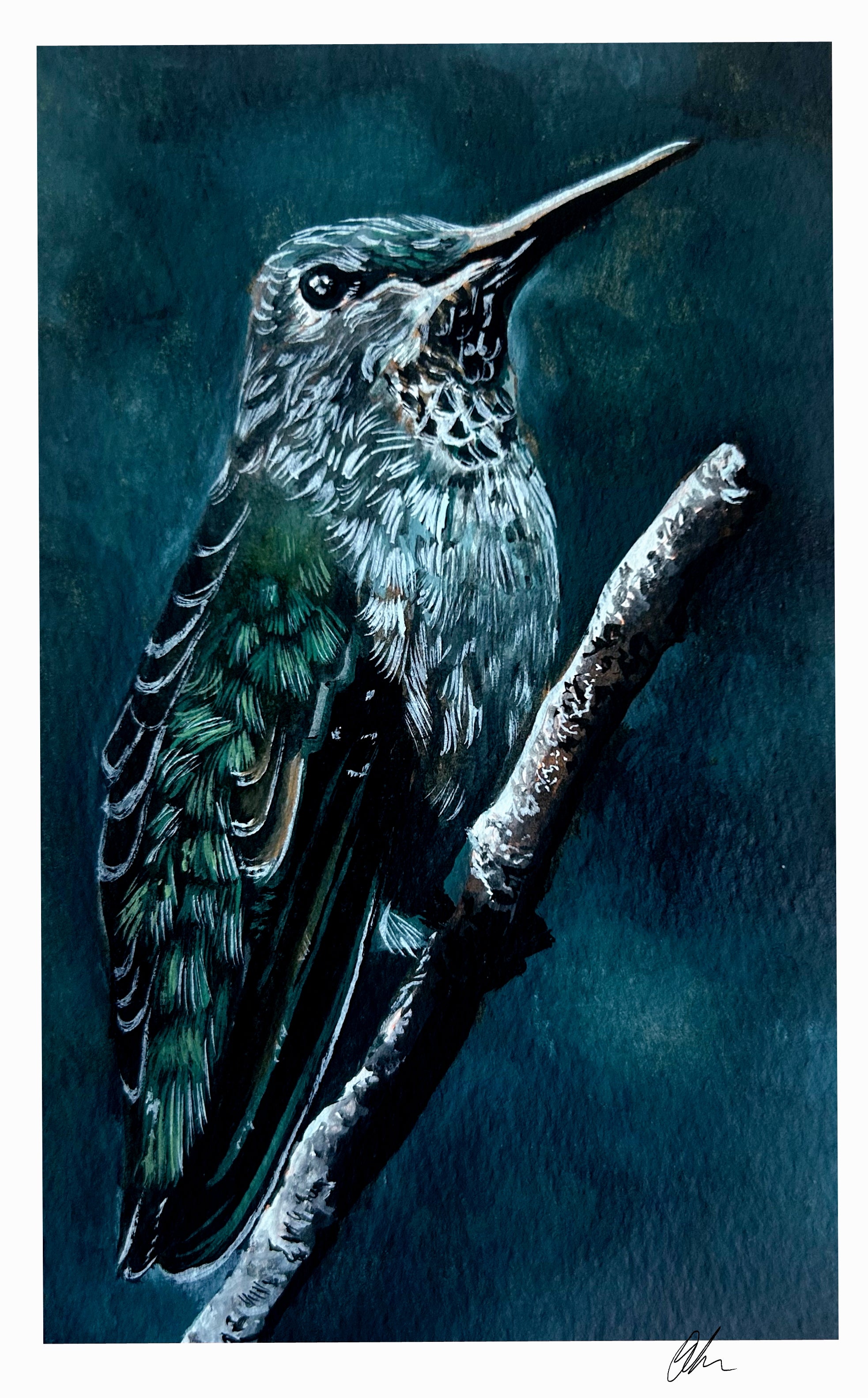 “Among the Emeralds” Print