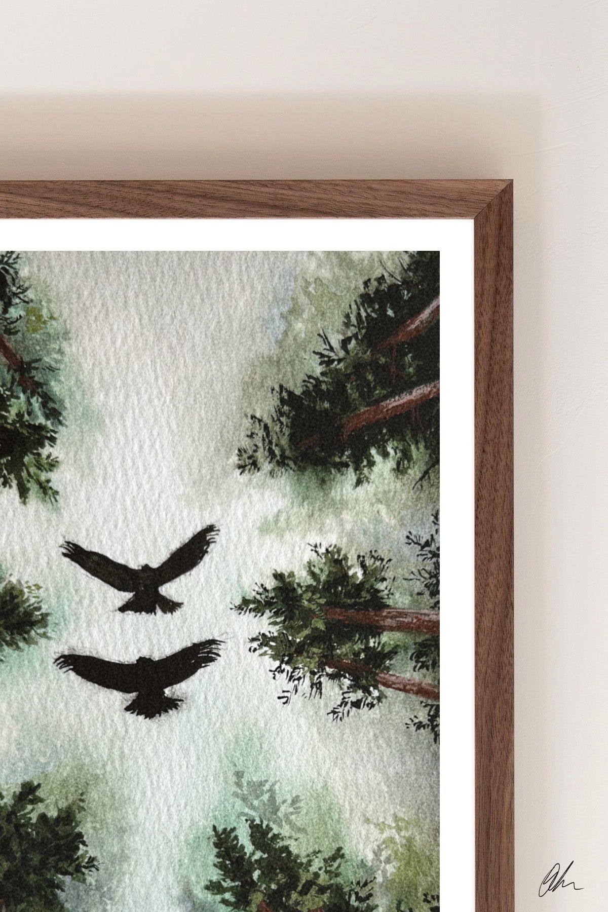 “Above the pines” Print