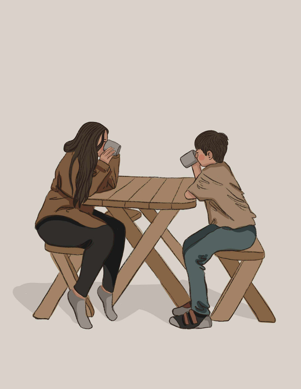 Minimalist Style Custom Portrait