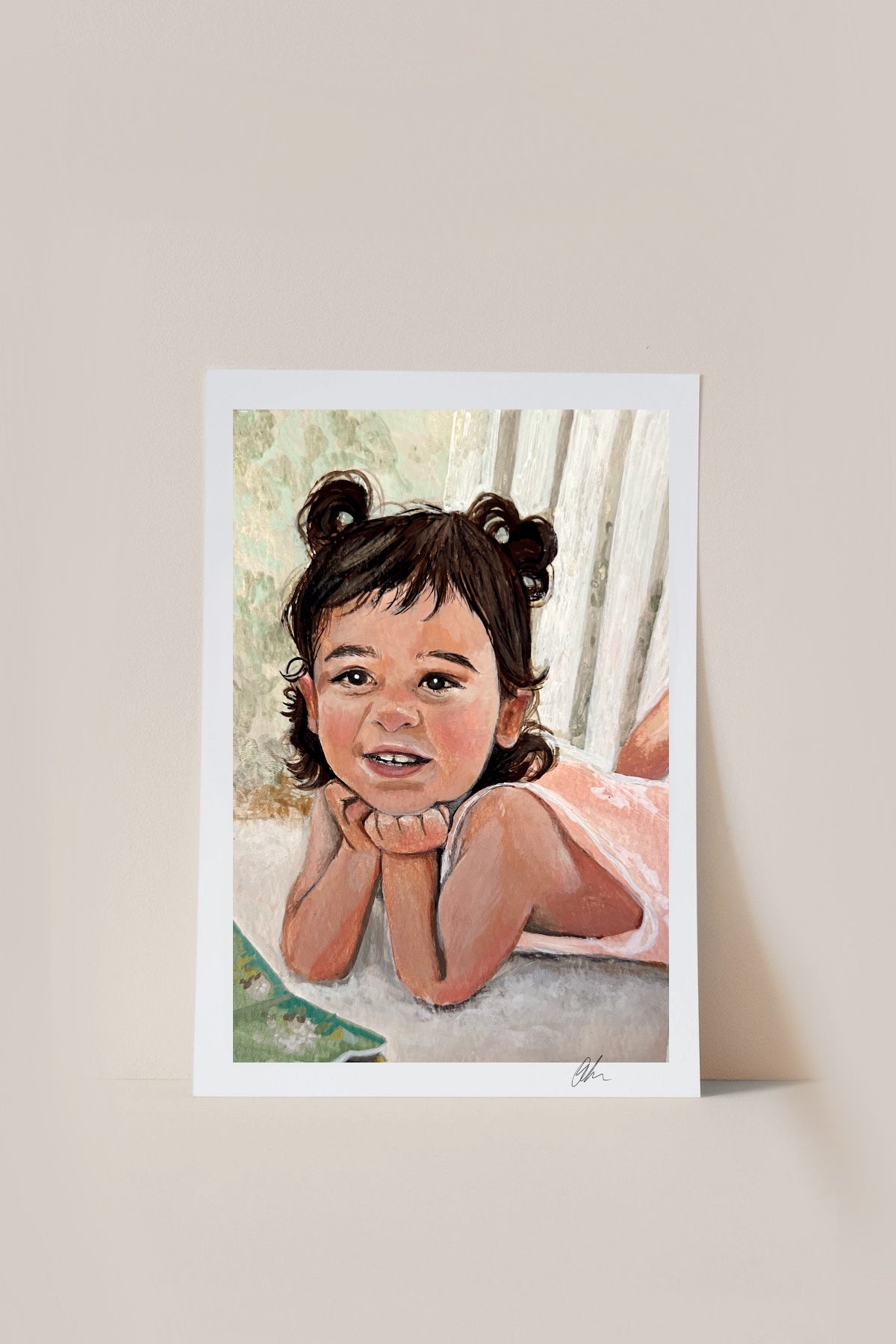 CUSTOM gouache: People portraits