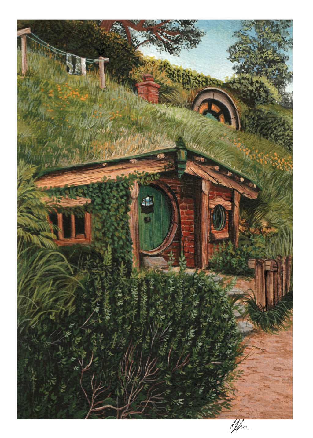 “Under the Green Hill” Print.