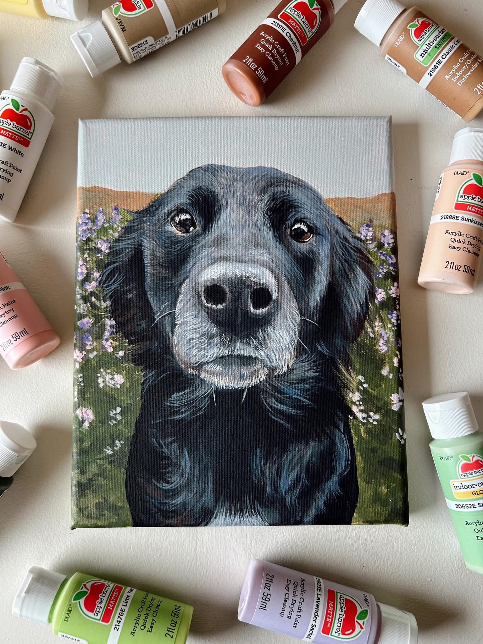Custom Animal Acrylic Paintings