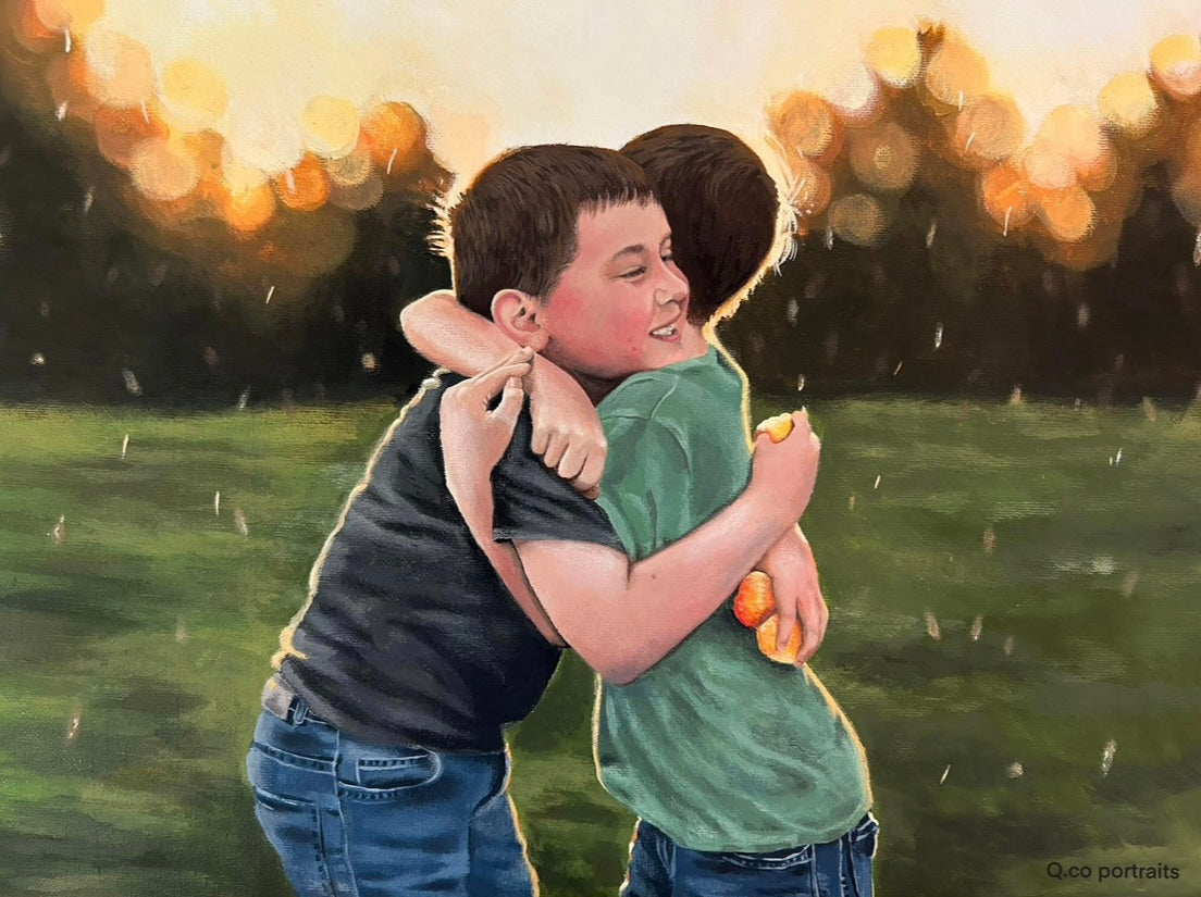 Custom people acrylic portraits